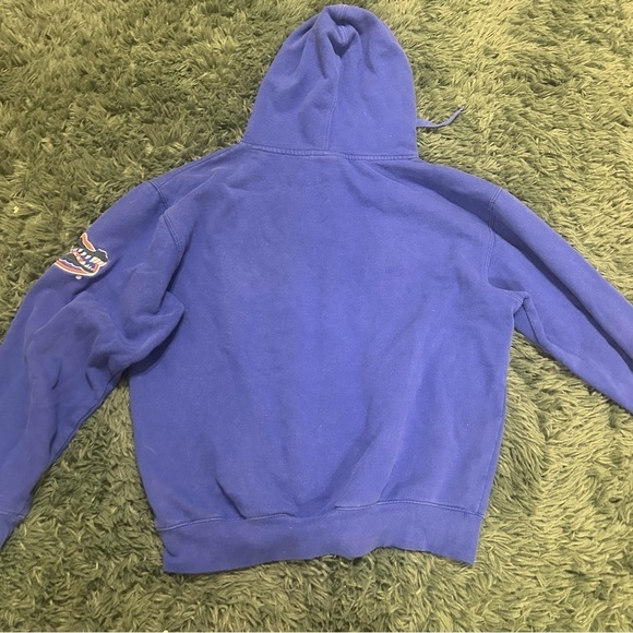 University Of Florida Gators Embroidered Blue Hoodie Sweatshirt Mens Size Medium - Picture 3 of 7